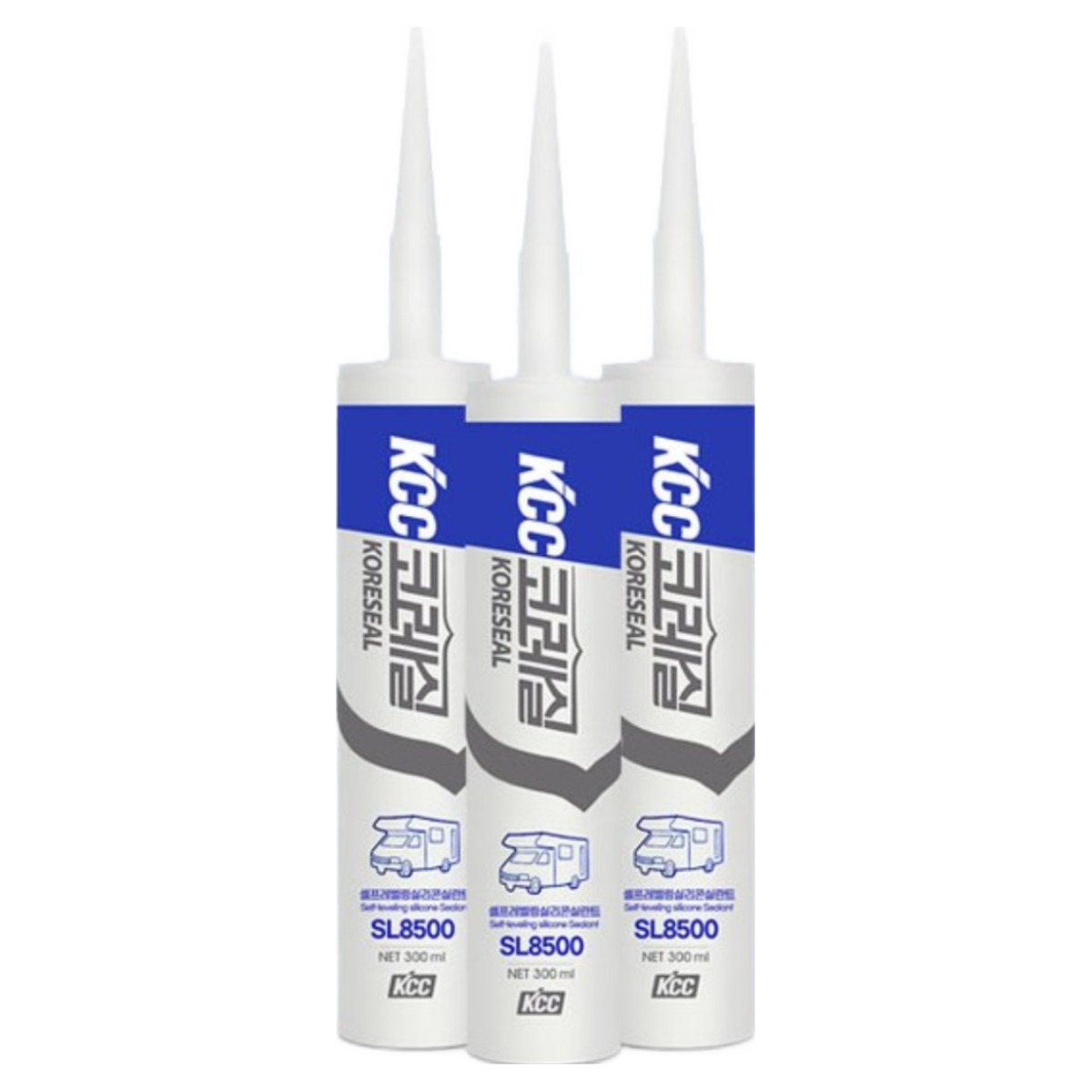 KCC 프리미엄 실리콘 SL8500(방수용)-백색 1BOX (25개입) 자동차 캠핑카 카라반 맥스팬 환기구 스카이창 실란트 마감 누수방지 324,000원