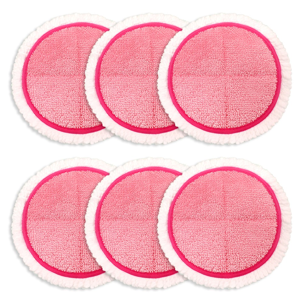 물걸레 청소기 걸레 극세사 휴스톰 SK매직 오토싱 스윙 한경희 신일 호환 분홍색 찌든때용 (21~22cm), 3세트 24,800원