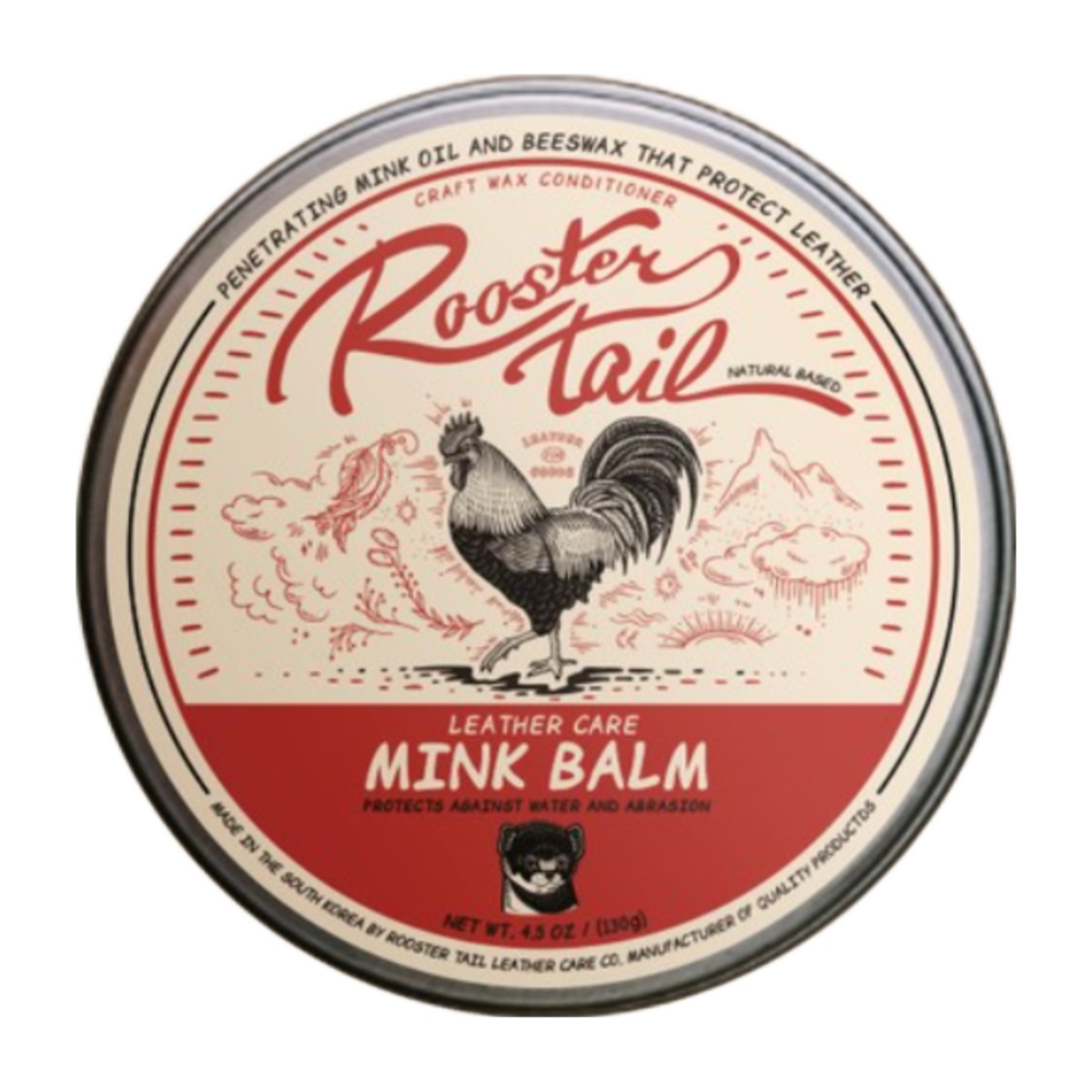 루스터테일 가죽보호제 밍크밤 130g 가죽 보호제 클리너 가죽 시트 코팅제 세정제 자동차차량용 가죽쇼파 명품가죽가방 지갑 신발 가죽자켓, 130g, 1개 39,980원