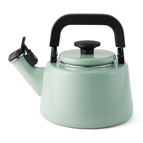 후지호로 코튼 법랑 휘슬 주전자 IH, 2.1L, 그린, 1개 61,000원