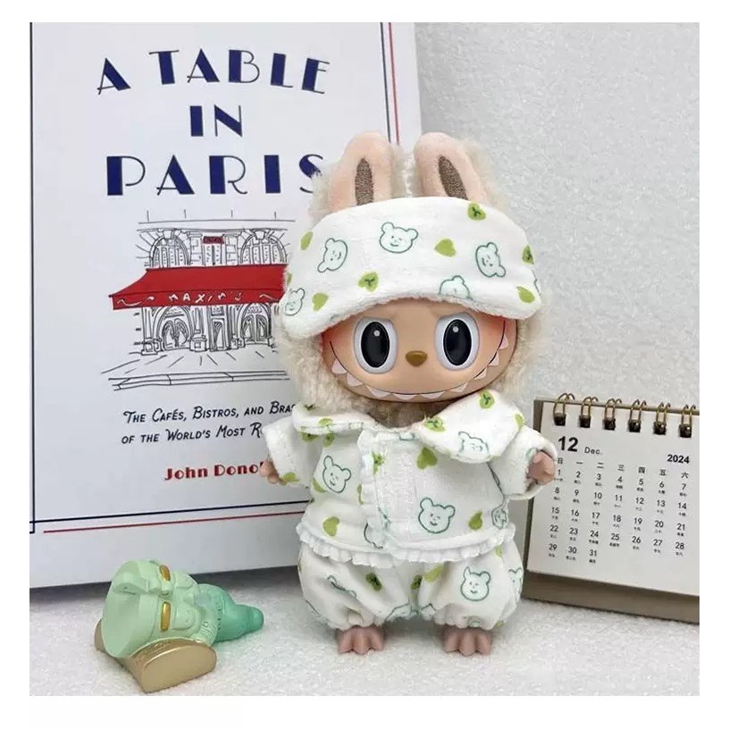 skansol 1 2 3 대 17cm 라부부 인형 옷 잠옷 3종세트 11,900원