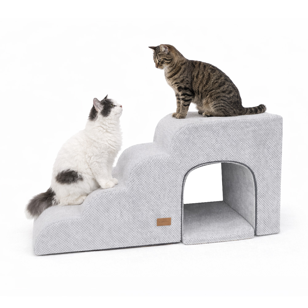 올미오펫 고양이 구름패브릭 동굴 계단 4단+방석 세트 139,900원