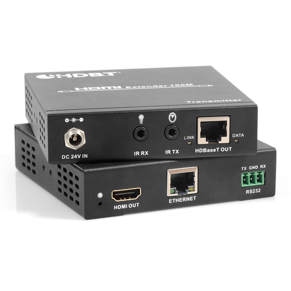 HDMI 영상 시리얼RS232 이더넷 신호 UTP 케이블로 100M 전송 NEXT-HD100RS-4K 168,100원