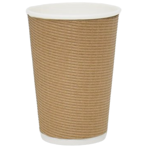 [박스] 3중 단열 종이컵 엠보싱 크라프트 500개 13oz, 1세트 61,000원