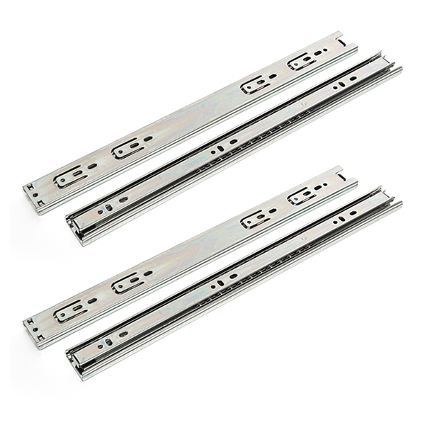 ZIO-BIZ 서랍레일 3단 볼레일 1조 2개세트 / 고하중 슬라이드레일 서랍장레일 가구 옷장 수납장 하부장 책상 책장 싱크대 레일 서랍댐퍼 헤펠레 가구부품 12,500원