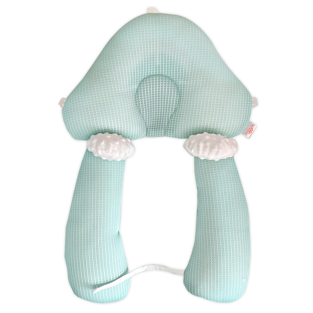 키즈웍 아기 옆 잠 신생아 짱구 두상 베개 u자 바디필로우 뒤집기 역류 방지 쿠션 유아 옆으로 누워자는 배게 메쉬, 1개 20,800원