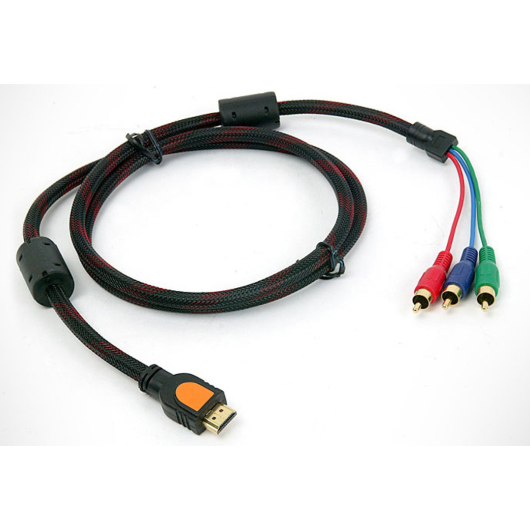 케이블 컴포넌트케이블 HDMI to 3RCA 5RCA 1.2m, 1개, 12011086.HDMI TO 5RCA 18,000원