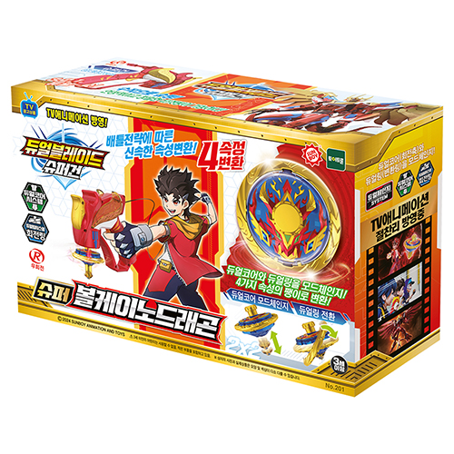 토이트론 듀얼블레이드 슈퍼건 슈퍼 볼케이노 드래곤 세트 배틀팽이 21,960원