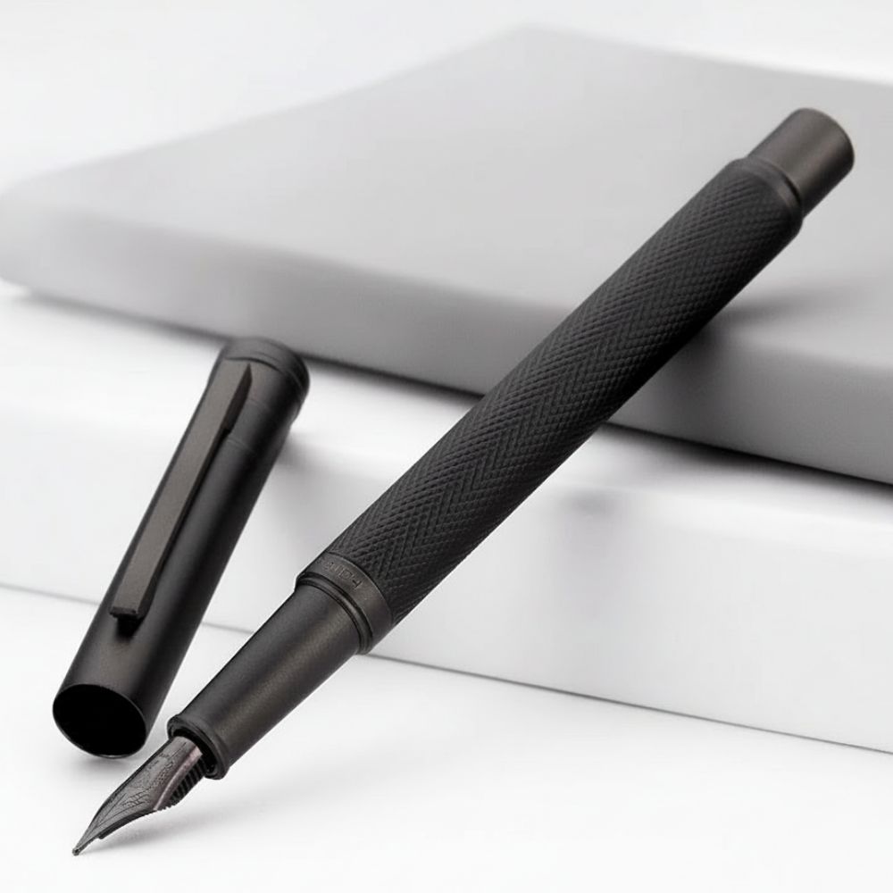 미누즈 고급 메탈 만년필 선물용 입문용, 블랙, EF 26,900원