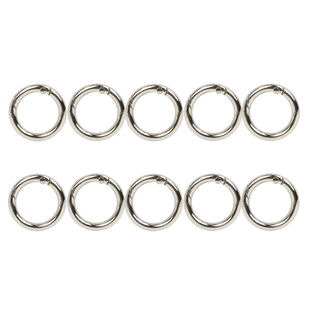 오픈형오링 열쇠고리 키링, 10개, 실버 9,990원