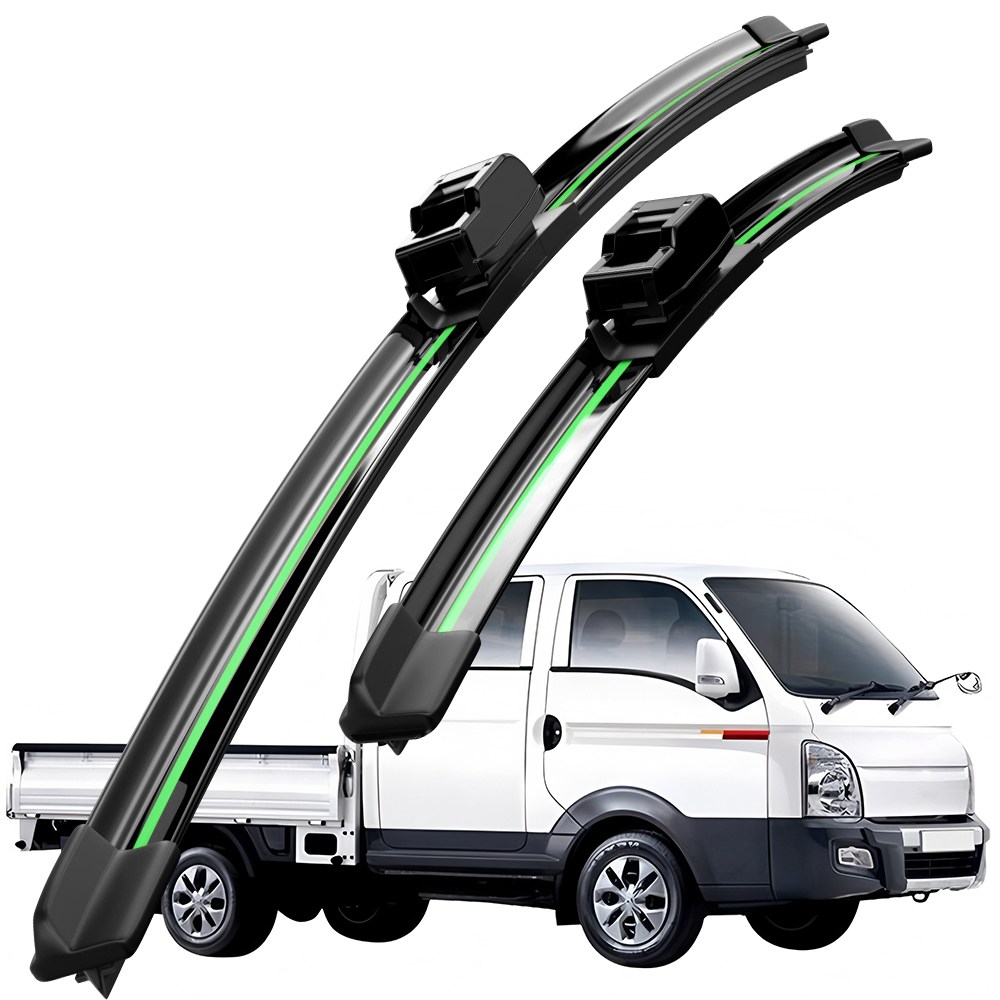 호환 현대 포터2(HR) 2004-2024 와이퍼 초발수 저소음 자국 없음 전면 와이퍼 블레이드 2종 세트, 포터2(HR)  2004-2024 28,600원