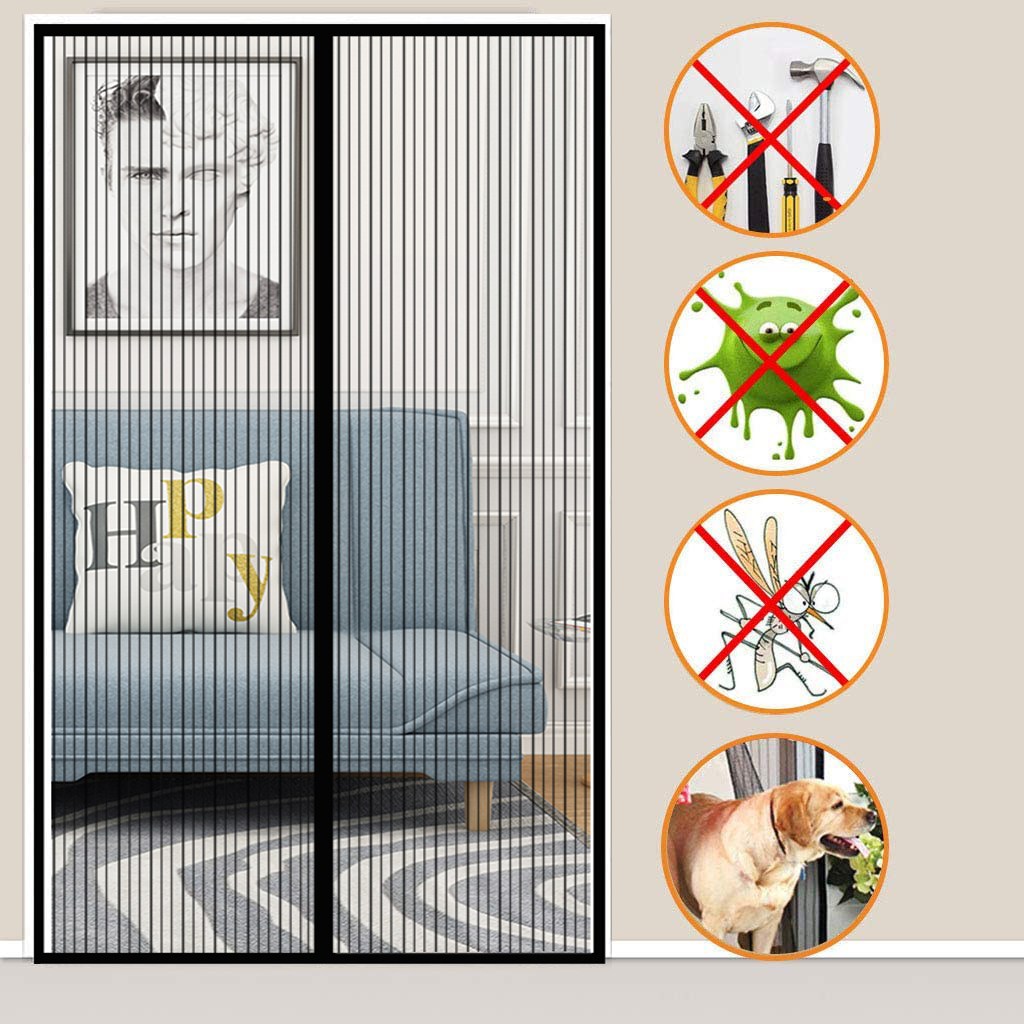 고급 자석  현관문 방문 커튼형모기장 자석식 방충망 방충망 19,290원