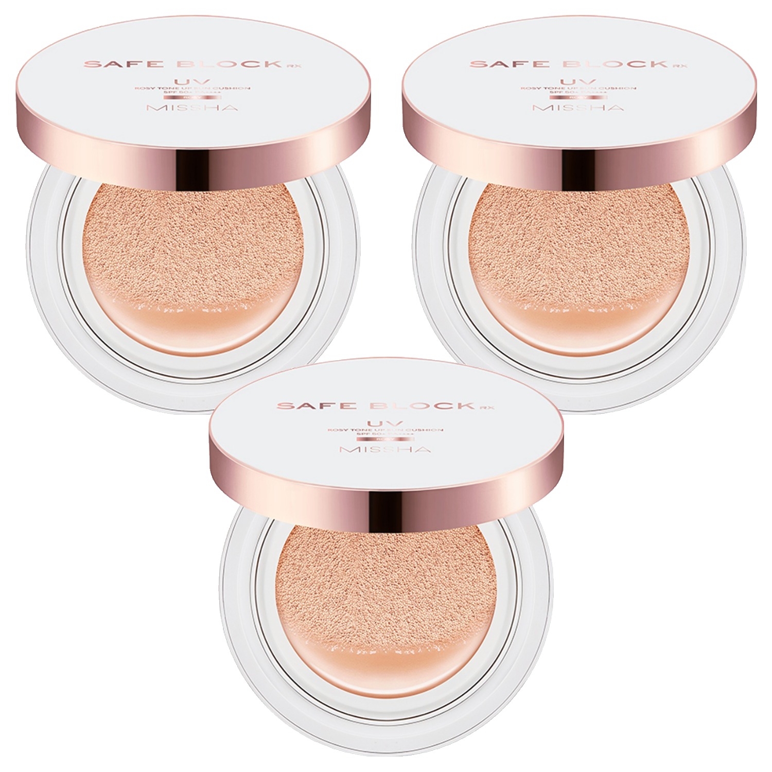 미샤 세이프 블록 RX 로지 톤 업 선쿠션 SPF50+ PA++++ 40,950원