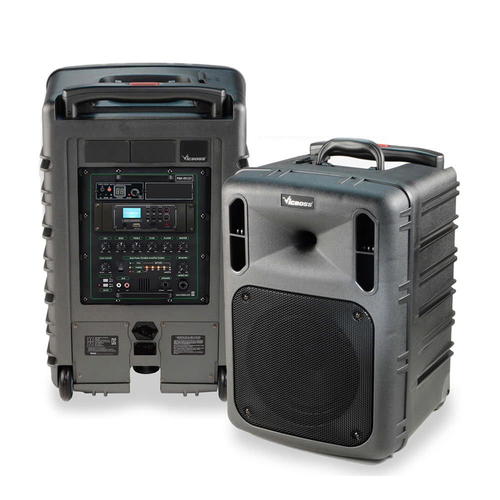 PWA-VN1201 충전이동식 블루투스 USB 앰프 1채널 무선마이크 고출력 버스킹, 핀마이크 1,378,000원
