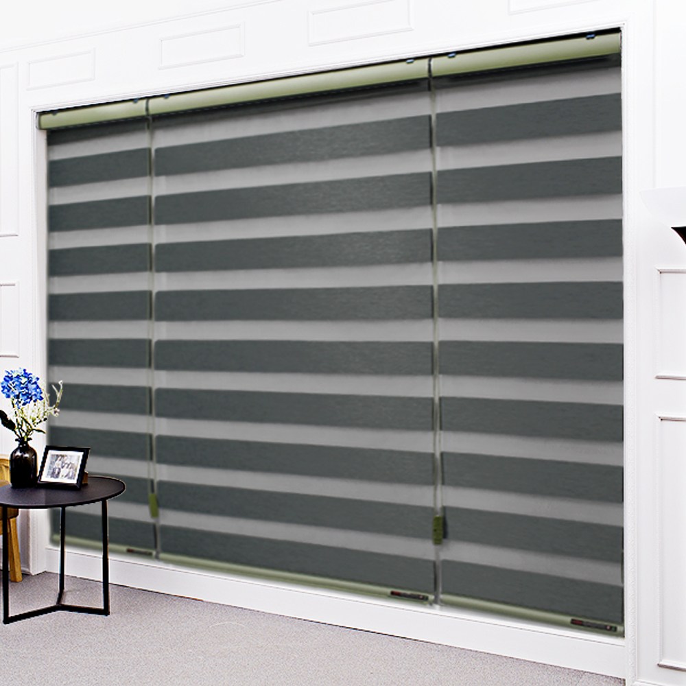 창앤롤 암막 방염 씨걸 콤비블라인드 다크그린 106,900원