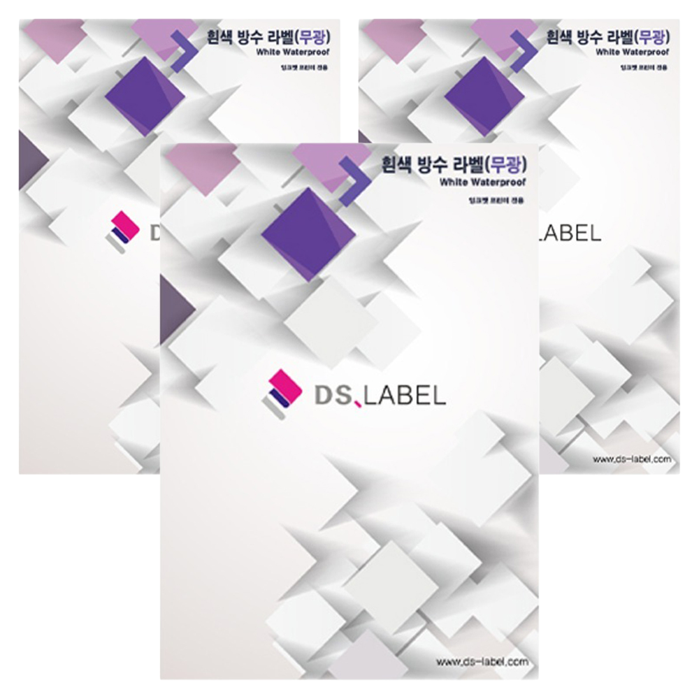 디에스라벨 방수 무광 잉크젯 라벨지 흰색 DI3065, 65칸, 75매 12,370원