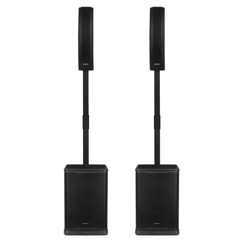 MEGALINE LKD-SET-A 2000W 12인치 컬럼어레이어레이스피커 버스킹스피커 블루투스 공연용 행사용스피커, 블랙, LKD-SET-A 1,980,000원