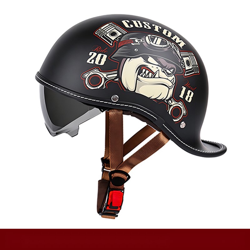 반모 경량 할리 빈티지 헬멧, 불도그 46,500원