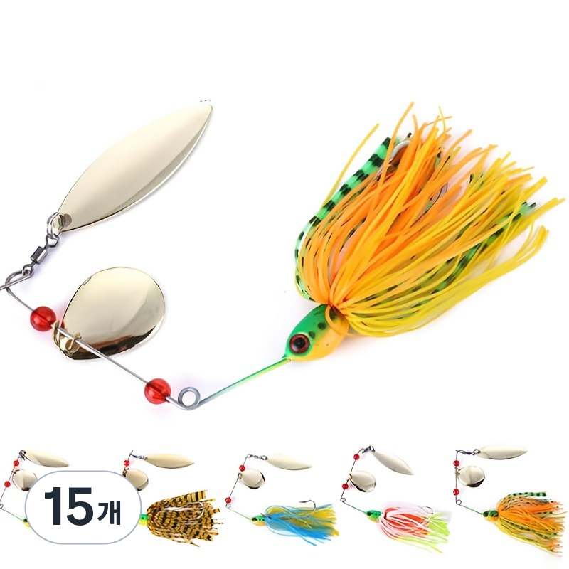 Hqzoomee스피너베이트 세트 더블윌로우 텐덤 와이어베이트 39,380원