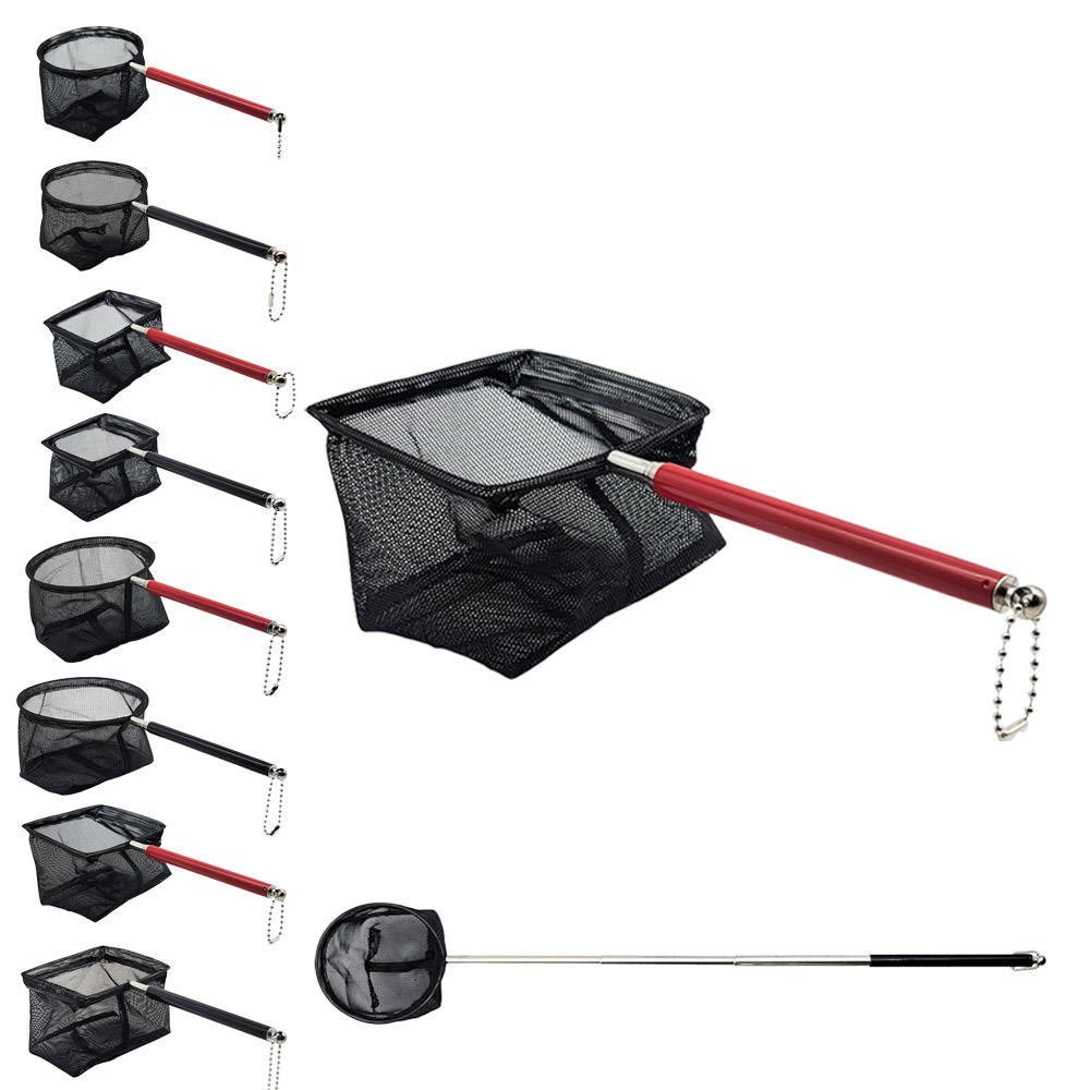 물멍몰 프리미엄 길이조절 수족관 안테나 뜰채 미세 메쉬망 뜰채 사각 레드 M(중) 2,970원