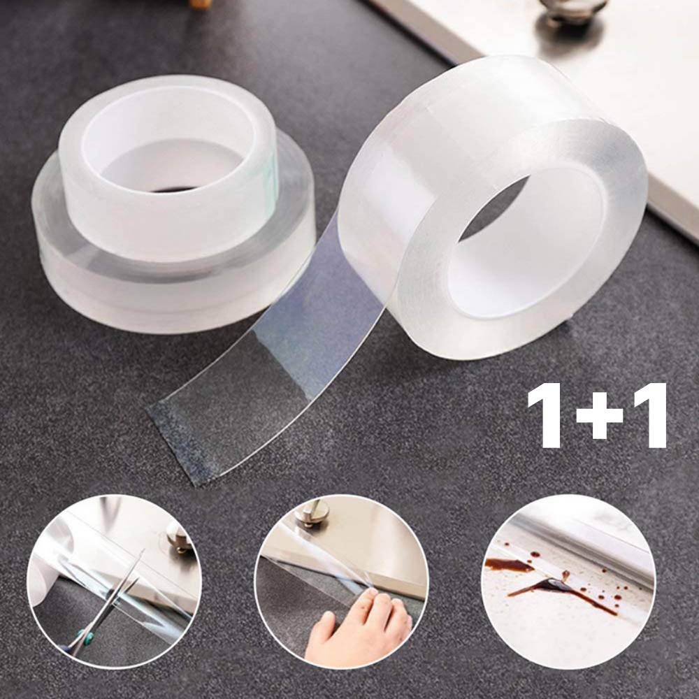 마지온 주방 욕실 틈새 다용도 방수테이프 투명, 2개 5,900원