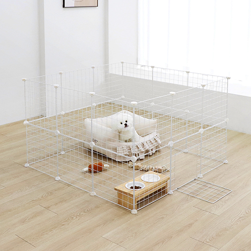 펫초이스 DIY 울타리 24p 철망문세트, 화이트, 1세트 39,900원