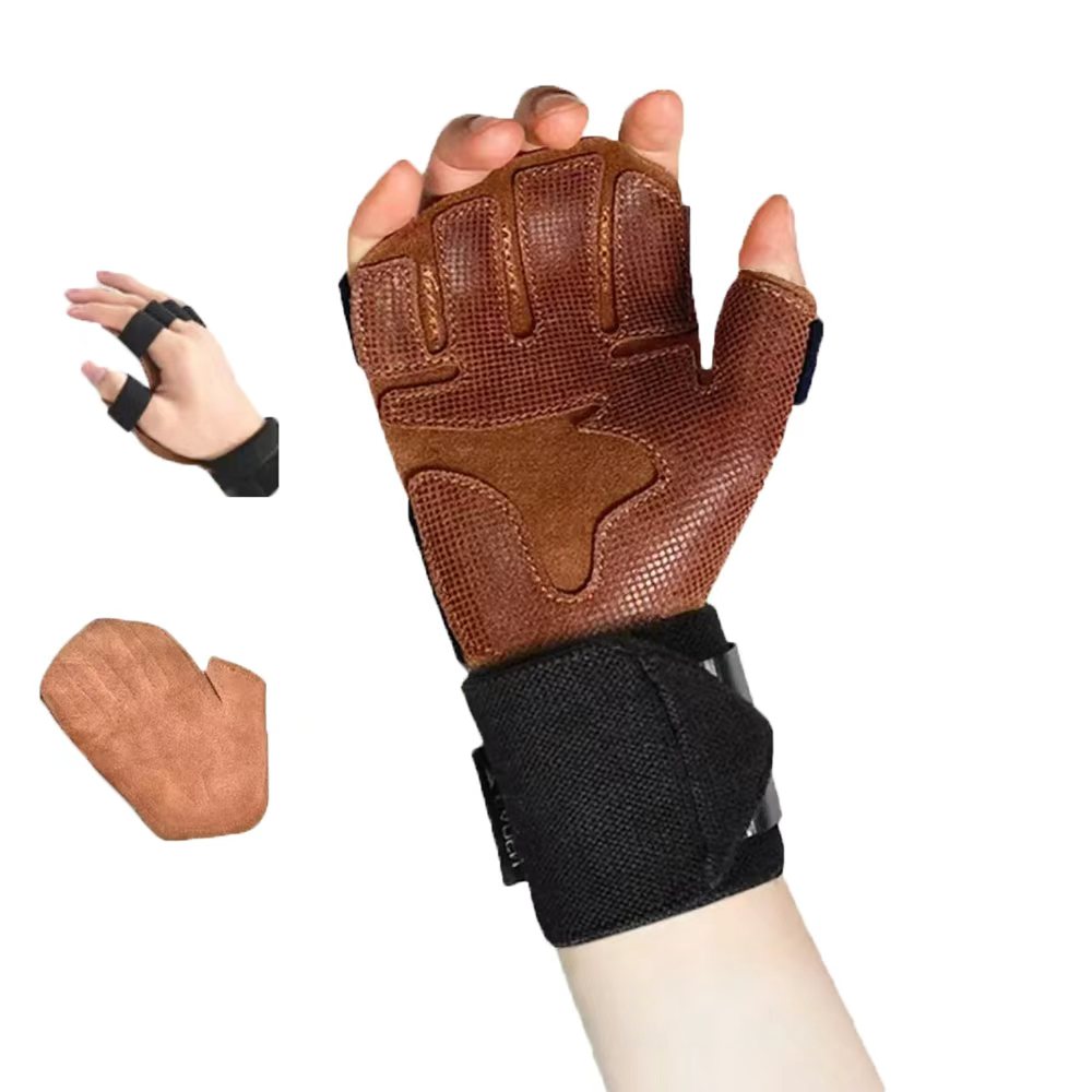 슈퍼인 소가죽 헬스 장갑 프로 손목보호대 양손 굳은살방지 남녀공용 12,510원