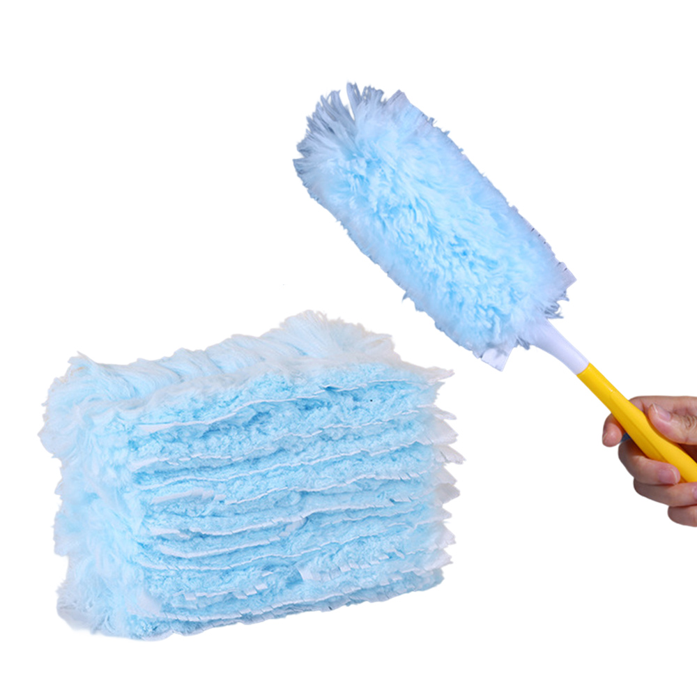 다온 먼지 날림없는 정전기 양면 먼지털이 핸들 + 리필 10개, 블루, 1세트 8,930원