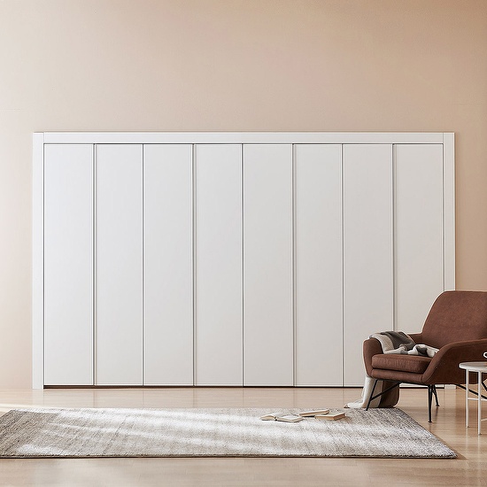 한샘 바이엘 채널 붙박이장 화이트 행거형(18종/택1) 921,140원