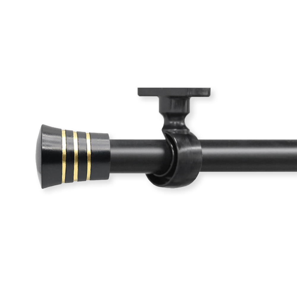한국레일갤럭시 25mm NEW 라인 네오2 커튼봉 커텐봉, 블랙 라인 19,900원