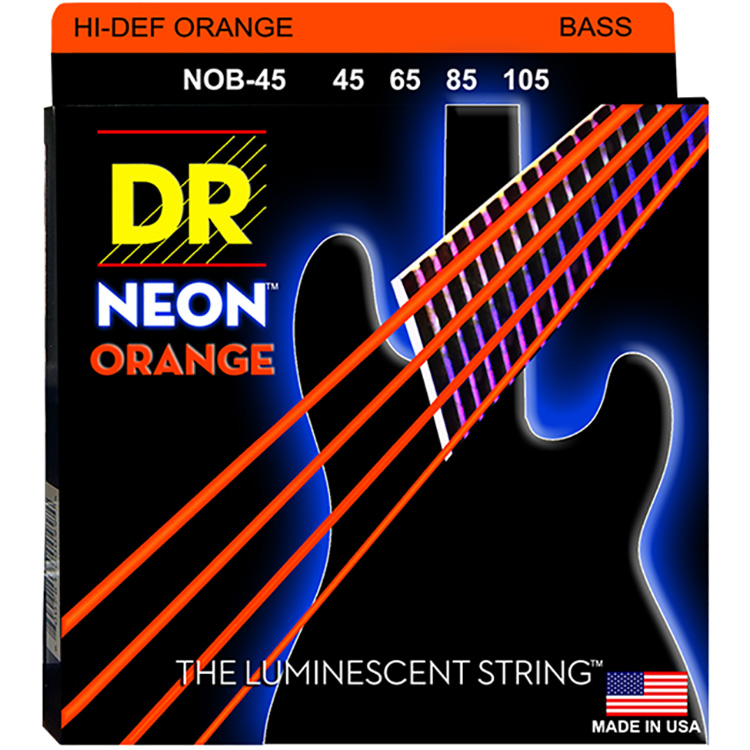 DR Neon HiDef Orange Medium NOB45(045-105) 디알 네온 오렌지 4현 베이스 기타 스트링 50,000원