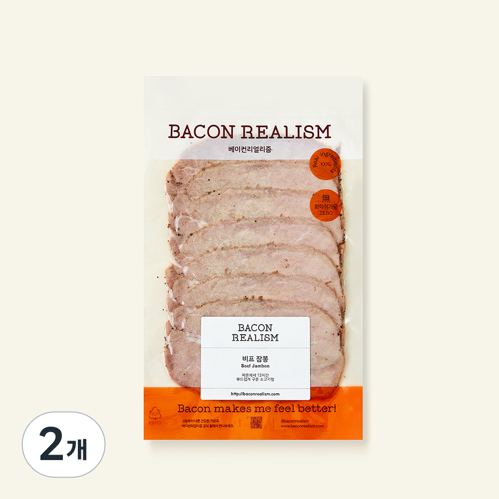[로켓프레시] 베이컨리얼리즘 비프 잠봉, 100g, 2개 25,220원