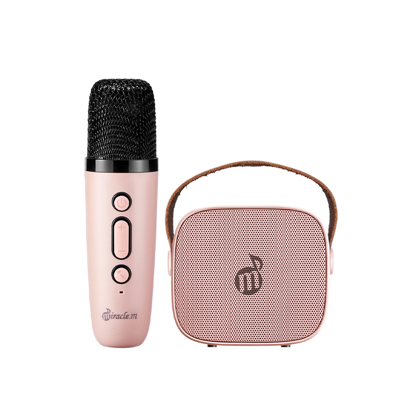 미라클엠 미니 블루투스 마이크 + 스피커 세트 핑크, M42, 핑크 21,340원
