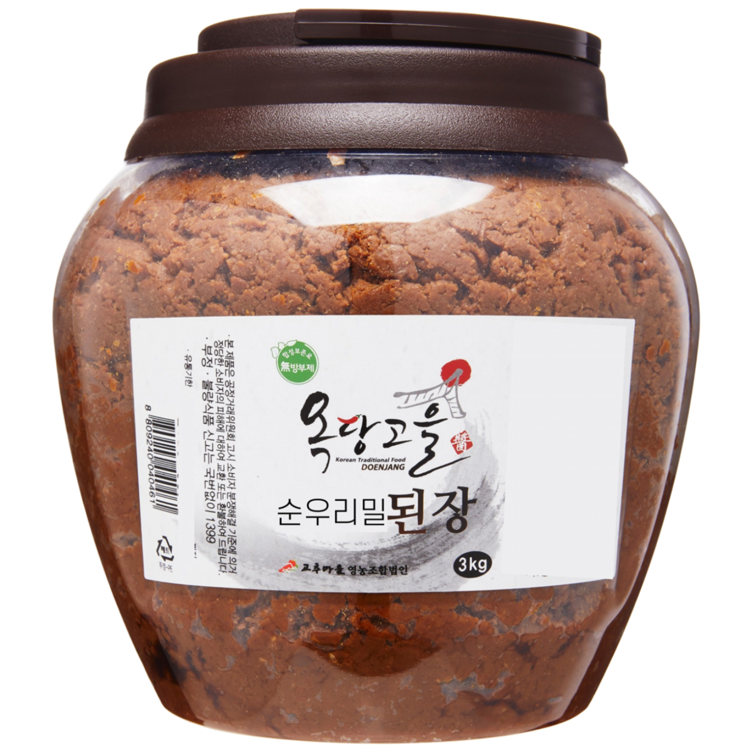 [한정특가] 옥당고을 순우리밀로 만든 된장, 3kg, 1개 38,490원