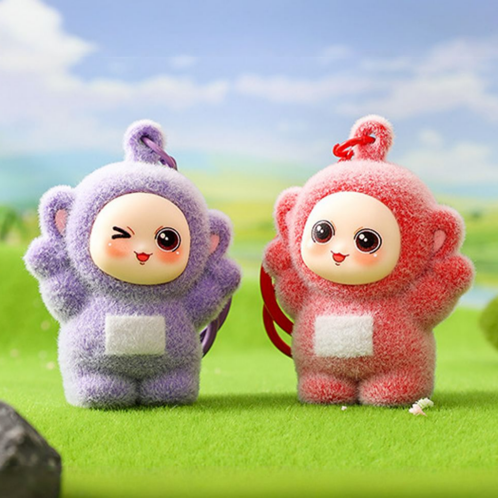 코코낫 귀여운 캐릭터 텔레토비 키링 미니 인형 털복숭이 가방고리 보라돌이 뚜비 나나 뽀 2개, 1세트 13,900원