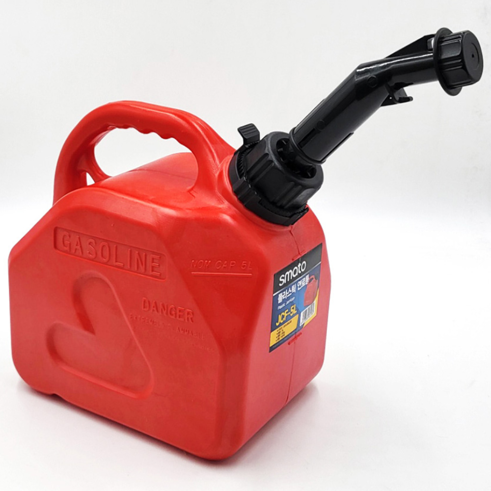 제리캔 연료통 휴대용 캠핑 기름통 등유통 석유통 5리터, 레드, 1개 19,000원