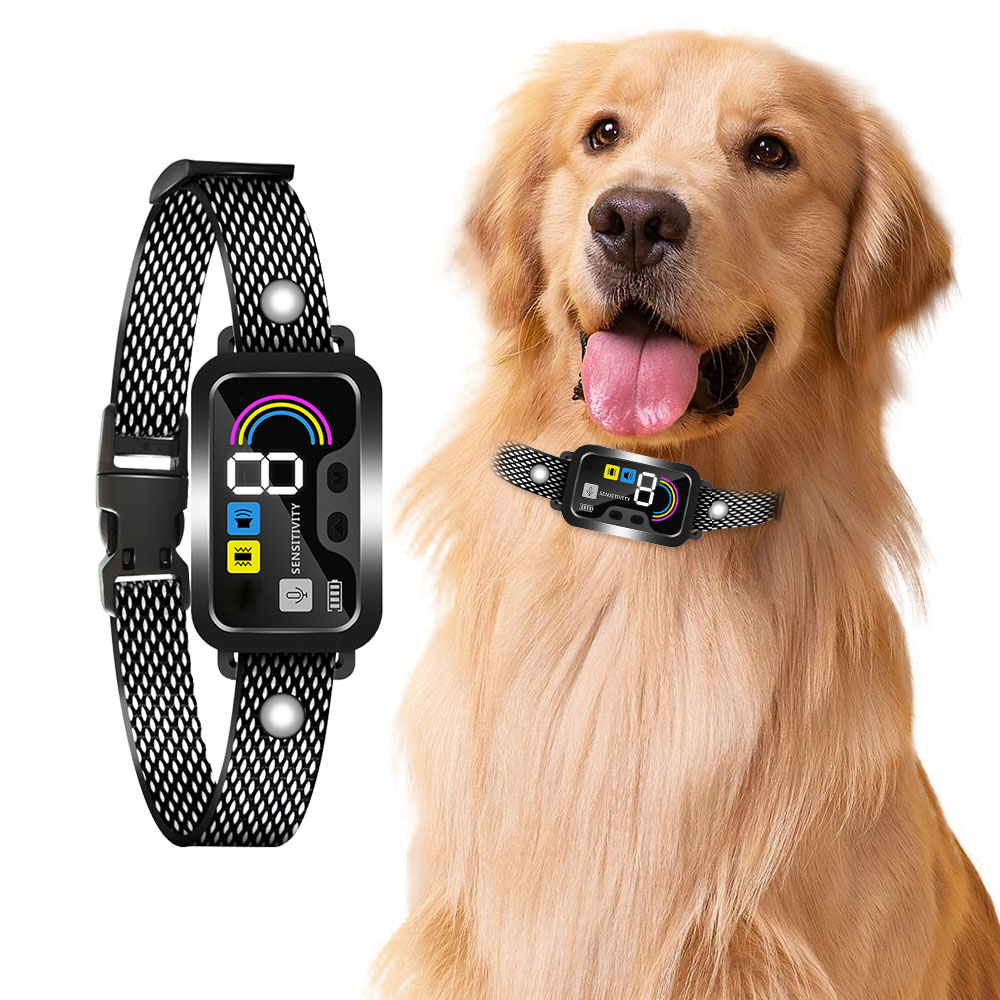 컬러 스크린 애견 짖음방지기 강아지 짖음방지기 강아지 목걸이 충전식 개짖음방지 진동 소리감응 방수 26,900원