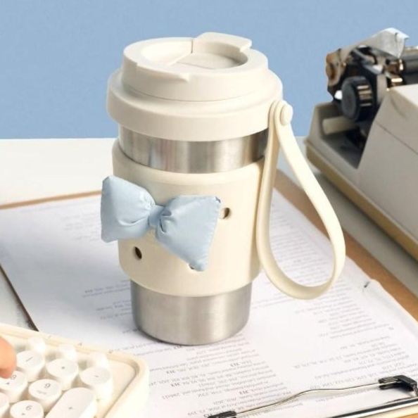 HOLOHOLO 펀칭 보온보냉 커피 텀블러, 1개, 473ml, 아이보리 스텐 41,900원