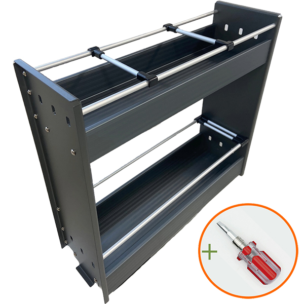최고급 언더레일 LT망장 바닥용 댐핑 싱크대 하부장 인출식 선반 양념꽂이 수납장, 최고급 바닥용 LT - 300+드라이버, 1개 72,900원