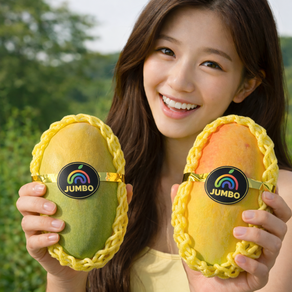 고당도 무지개망고 프리미엄 마하차녹 망고, 1개, 1kg(3과내외) 15,900원