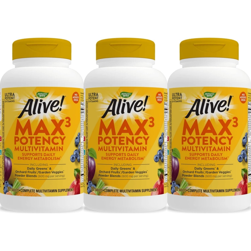 네이처스웨이 얼라이브 맥스3 포텐시 멀티비타민 무철분 266,690원