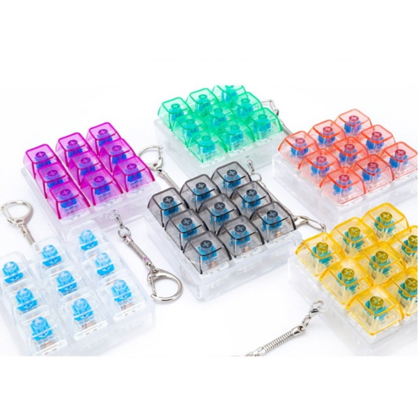 프리미엄 딸깍이 키링 9구 1개 딸깍이 키링 기계식 키보드 테트리스 자판기 피젯 딸깍이 6,450원