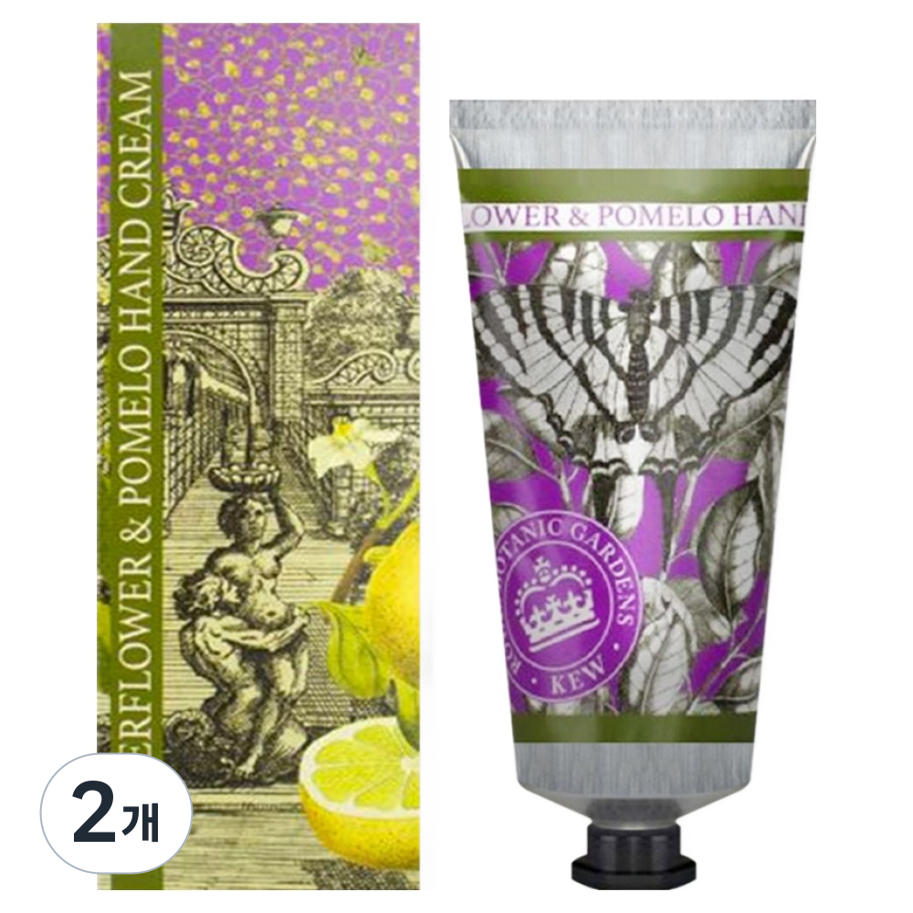 큐가든 핸드크림 엘더플라워 & 포멜로, 2개, 75ml 55,360원