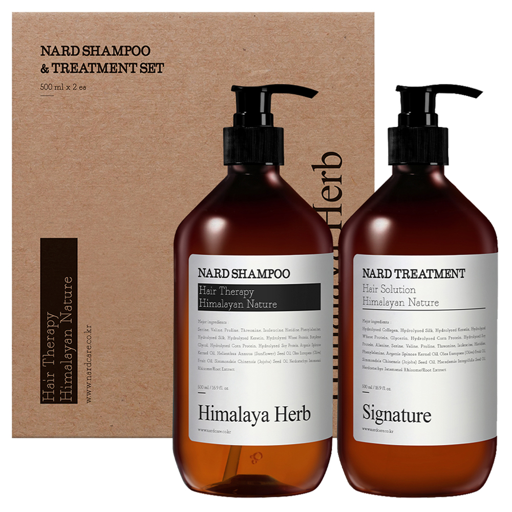 나드 부케가르니 헤어 샴푸 500ml + 트리트먼트 500ml 선물세트 89,400원