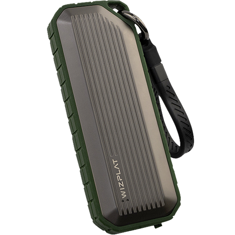 위즈플랫 USB 3.2 10Gbps 포터블 M.2 SSD 충격방지 외장하드케이스 그린 41,600원