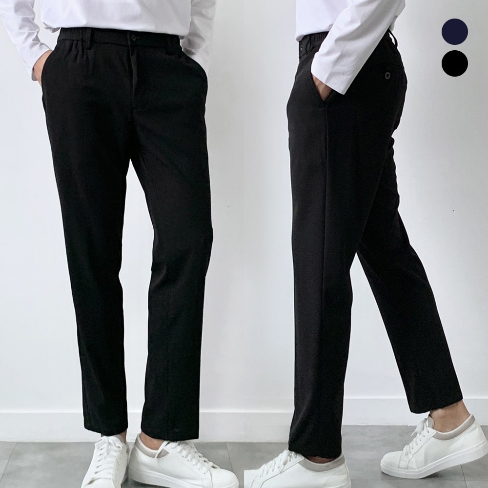 미제이 남자 밴딩 슬랙스 프리미엄 구김없는 바지 18,900원