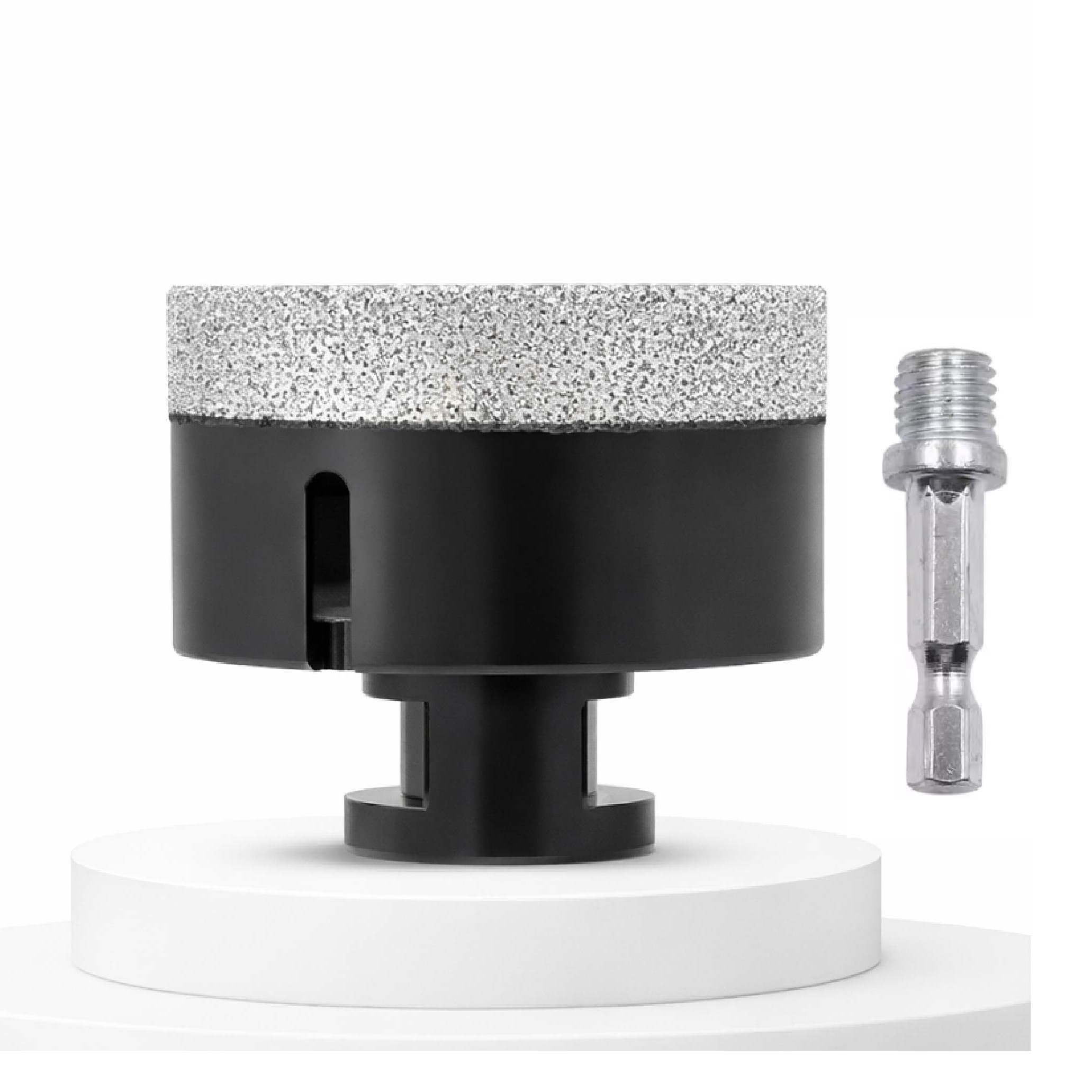 플로메리아 고강도 다이아몬드 홀쏘 90mm M10 그라인더용 융착 코어 비트 포세린 대리석 타일 도자기 구멍 기리 유리 홀커터 홀소, 1세트 57,900원