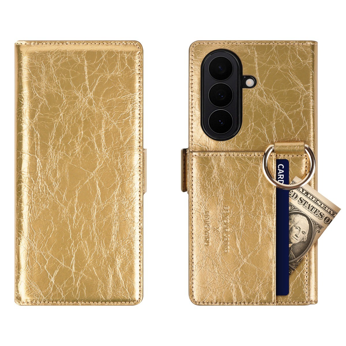 비유어산타 전자파 차단 천연가죽 핑거그립 카드수납형 Z폴드7케이스 마스야드 76,700원