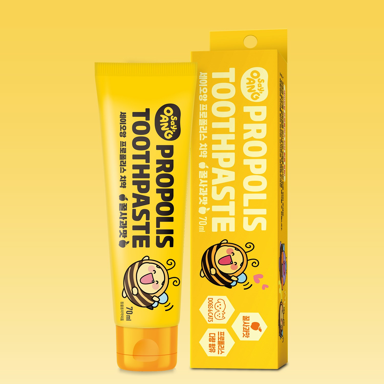 세이오앙 프로폴리스 고양이 강아지 바르는 치약 1개, 70ml 1개, 70ml, 1개, 현재가 12,900원