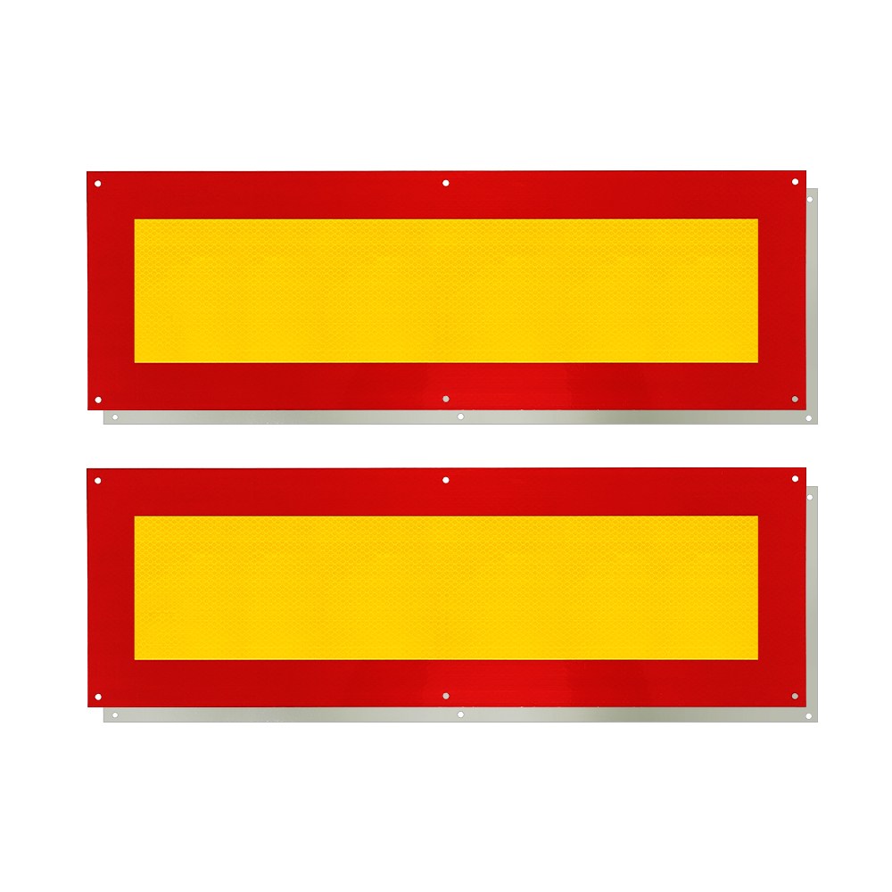 예스카 트레일러 츄레라 초고휘도 후부반사판 (2개 1세트) 600 x 200mm 대형화물차 트럭 안전용품 23,800원